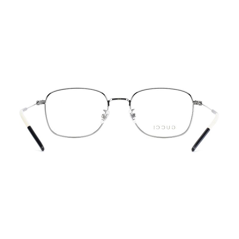 Gucci optical glasses [Available prescriptions] Personalized square frame, square glasses, same Gunmetal F dust bag + glasses case (random color)