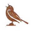 5 Antique Weathered Bird Statues Sculptures Outdoor Garden Ornament Unique Rusty Metal Artwork Indoor Handcrafted Art
