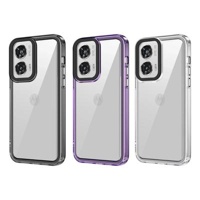 Luxury Transparent Armor Shockproof Case for Moto Edge 50 40 Neo 30 Fusion G52 G62 G82 G84 G72 G34 G54 G14 G53 G23 G13 Shockproof Protection Cover