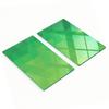 Glass Kitchen Chopping Boards with Green Polygon Graphics 2x30x52 Cm