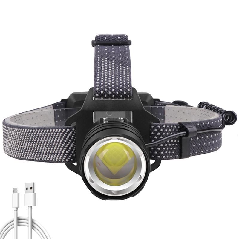 Buy XHP50 Led Headlamp Zoomable Head Flashlight Lamp Torch Waterproof