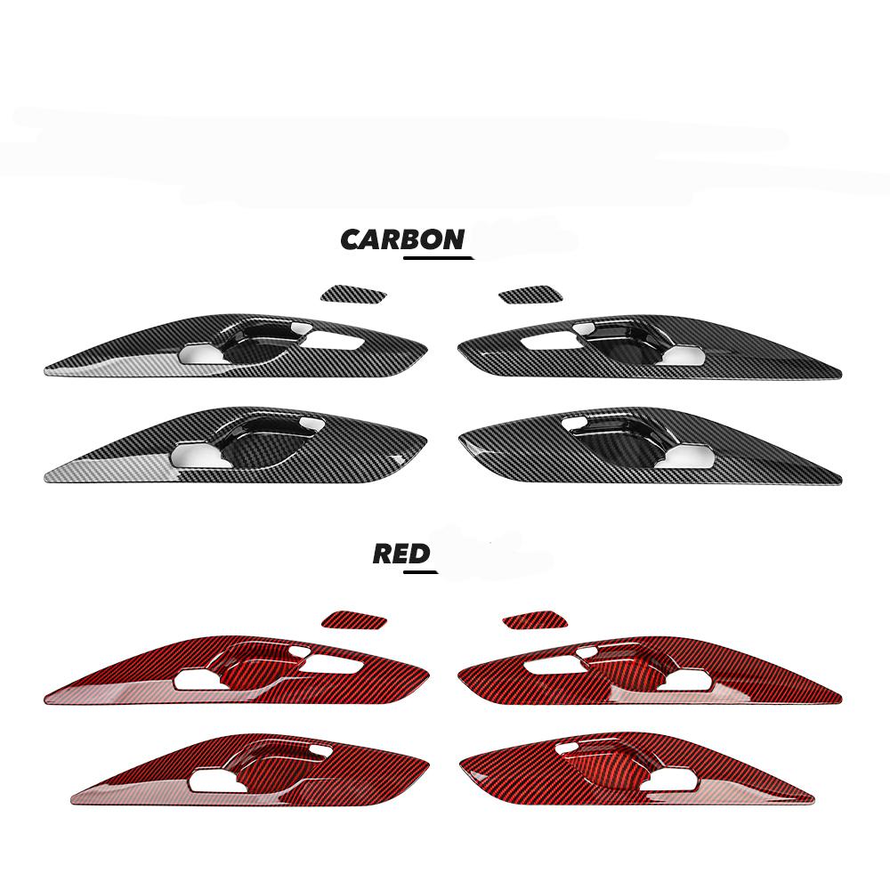 4PCS For Hyundai I30/ I30N 2017-2025 Left-hand Drive Interior Accessories Auto Interior Mouldings Inner Door Handle Cover Trim