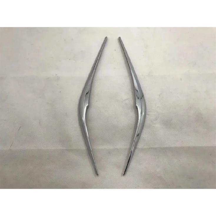 For Mazda CX5 CX-5 KF 2017 2018 ABS Front Headlight Lamp Eyelid Cover Strips Rear Light Eyebrow Trims Car Sticker