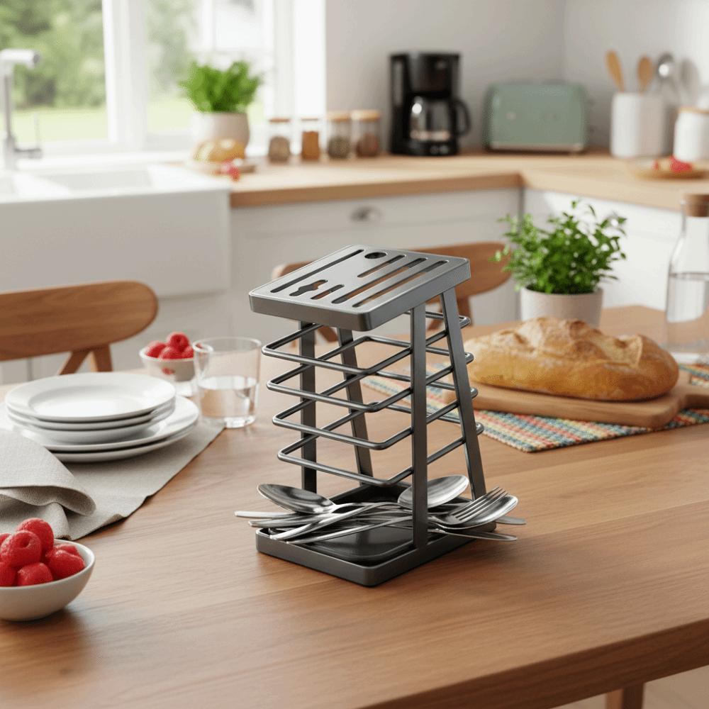 Thickened Cutlery Holder Rustproof Kitchen Storage Holders Countertop Organization