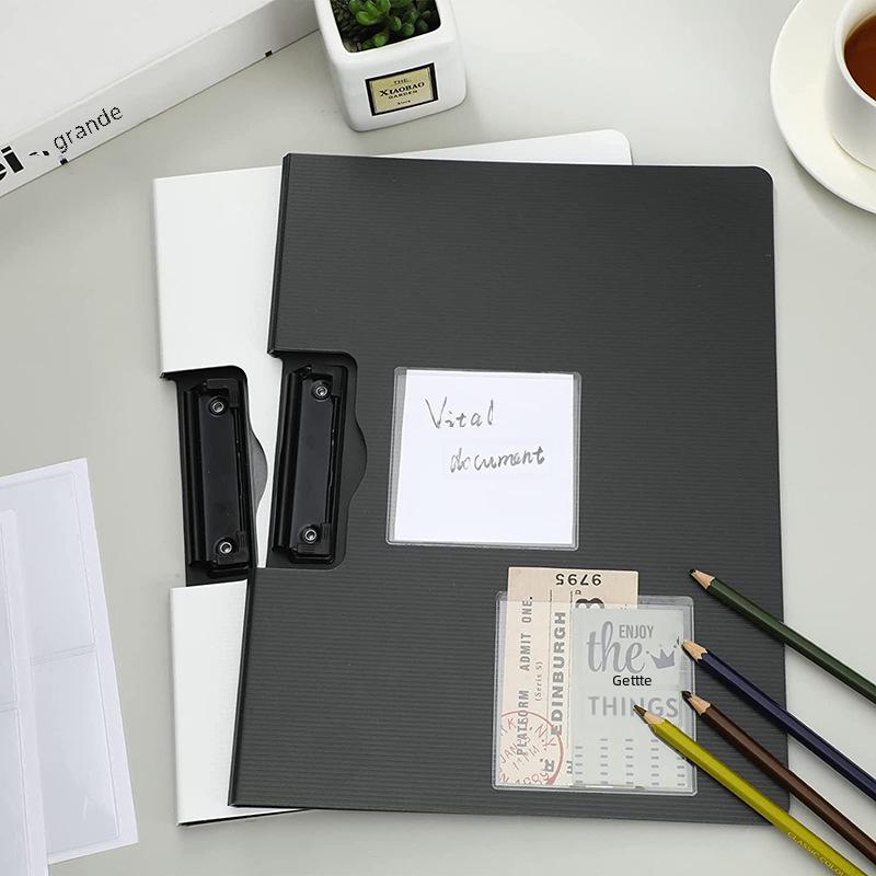 9x9cm Square PVC Adhesive Storage Bag for Labels and Business Cards