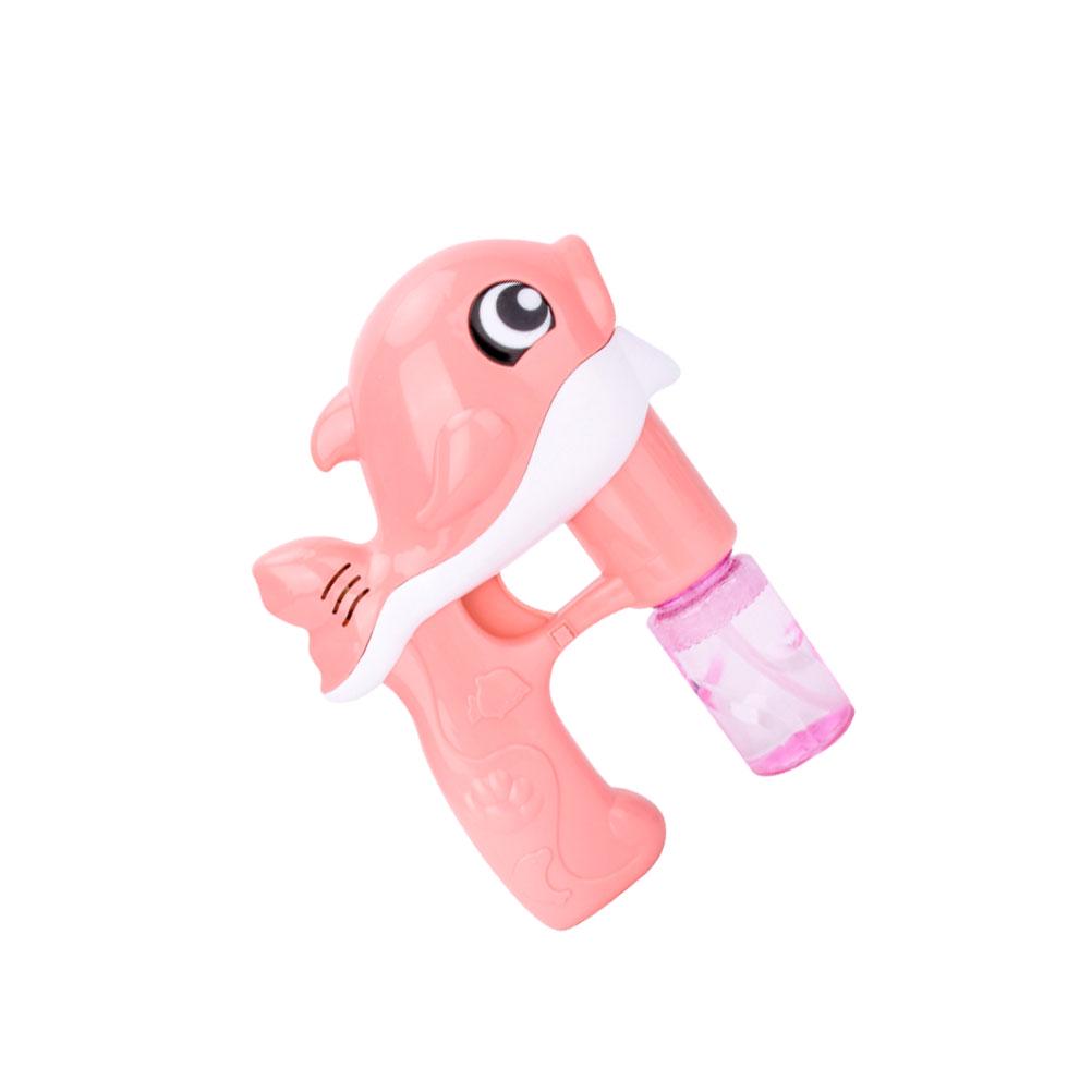 1PC Electrical Bubble Machine Dolphin Shape Bubbler Creative Gift Music Bubble Maker for Kids Girls