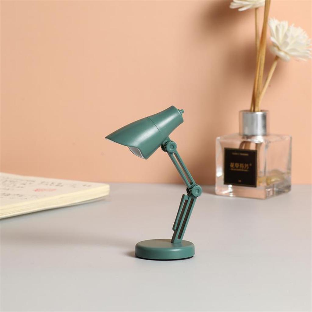 Mini Night Light Magnetic Suction Bedside Bookmark Light Portable Folding Small Table Lamp Gift