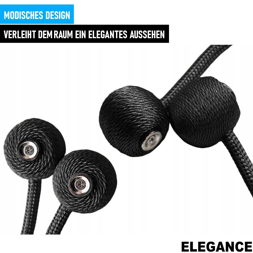 ELEGANCE 2 Pieces Curtain Magnetic Closure Strong Magnetic Holder