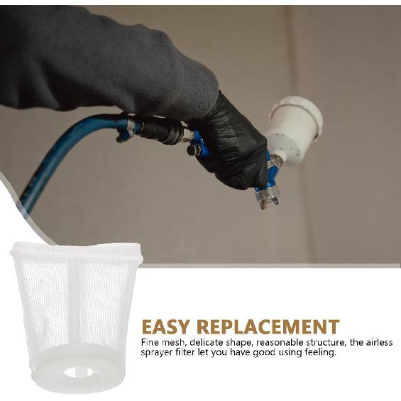 Paint Sprayer Filter Replacement 120 Mesh Lower Pot Filter Strainer for Airless Sprayers 1.61X1.18X0.78 Inch Automotive Home Improvement