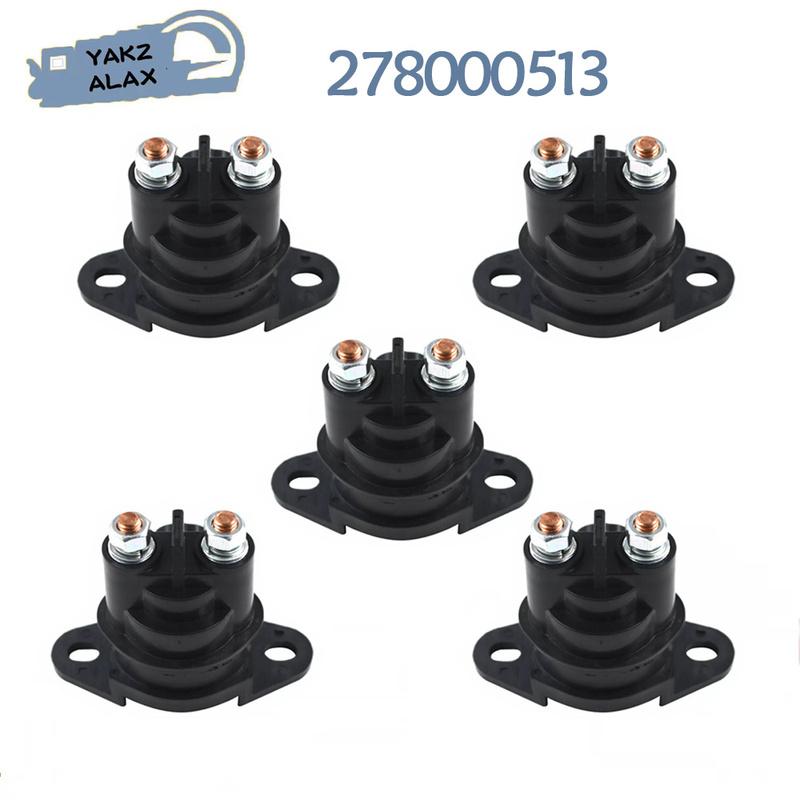 

5Pcs Starter Solenoid Relay Switch 278000513 278002347 278001802 for Seadoo GTX 215 RXT X Wake LTD 155 GTR SE 278001766