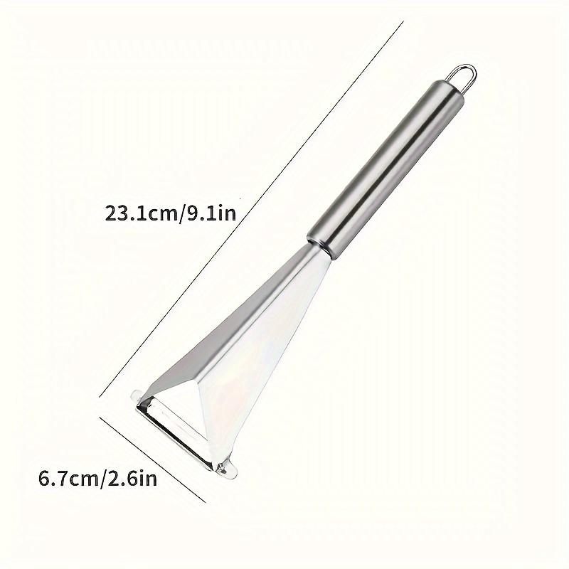 1pc Triangular fruit carving knife, anti-slip groove tool, DIY fruit plate decoration