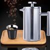 350ml French Press Coffee Maker Double Walled Stainless Steel Coffee Press Filter Pot with Filter Insulated Coffee Maker Pot