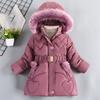 Kids' Fashion Fleece-Lined Thickened Hooded Oversized Sweatshirt Warm Casual Jacket For Fall/Winter