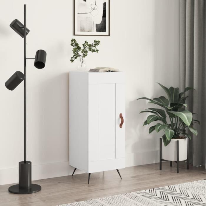 VidaXL White Buffet 34.5x34x90 Cm Engineered Wood 830412