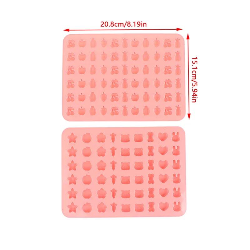 1 Stück Arten Sugarcraft Silikonform DIY Gummibärchen Tier Fondant Schokolade Süßigkeitenform Kuchen Harzkunst Backdekorationswerkzeuge Neu