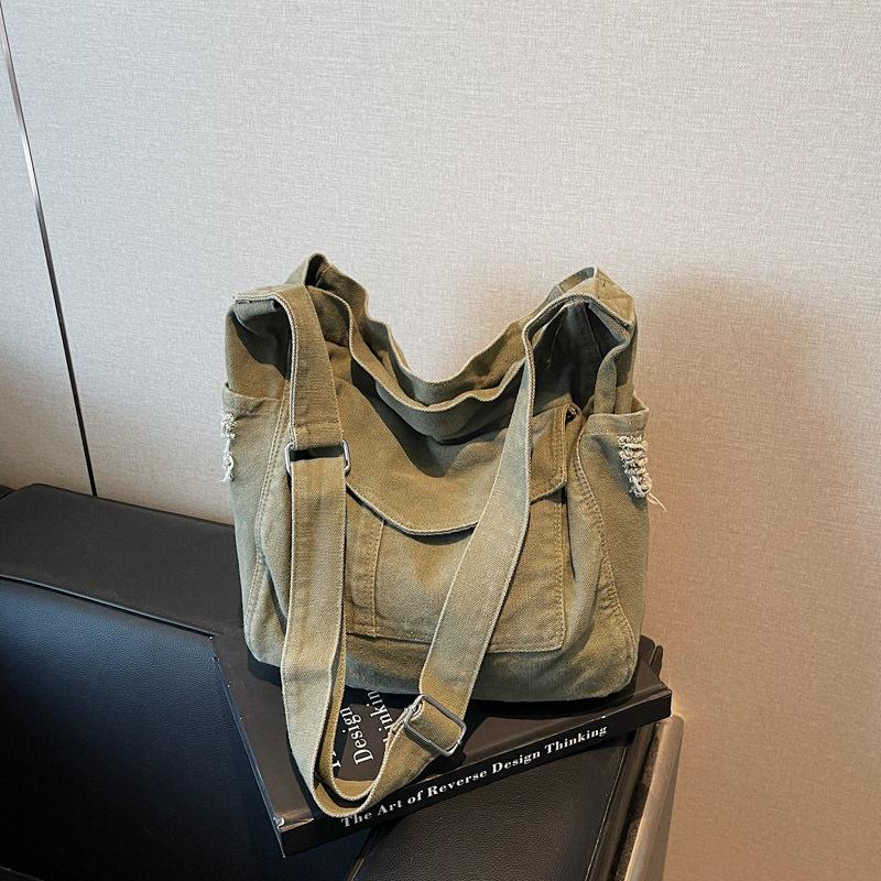 Tote Class Commuter Bag Women's New Trendy Fashion Versatile Shoulder Bag Large Capacity Messenger Bag