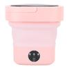 Folding Washing Machine Sakura Pink 8L 3 Modes with Drainage Basket Foldable Underwear Washer