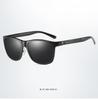 Aluminum Magnesium Men's Polarized Sports Sunglasses - Full Frame, Personality Style (Model XY045)