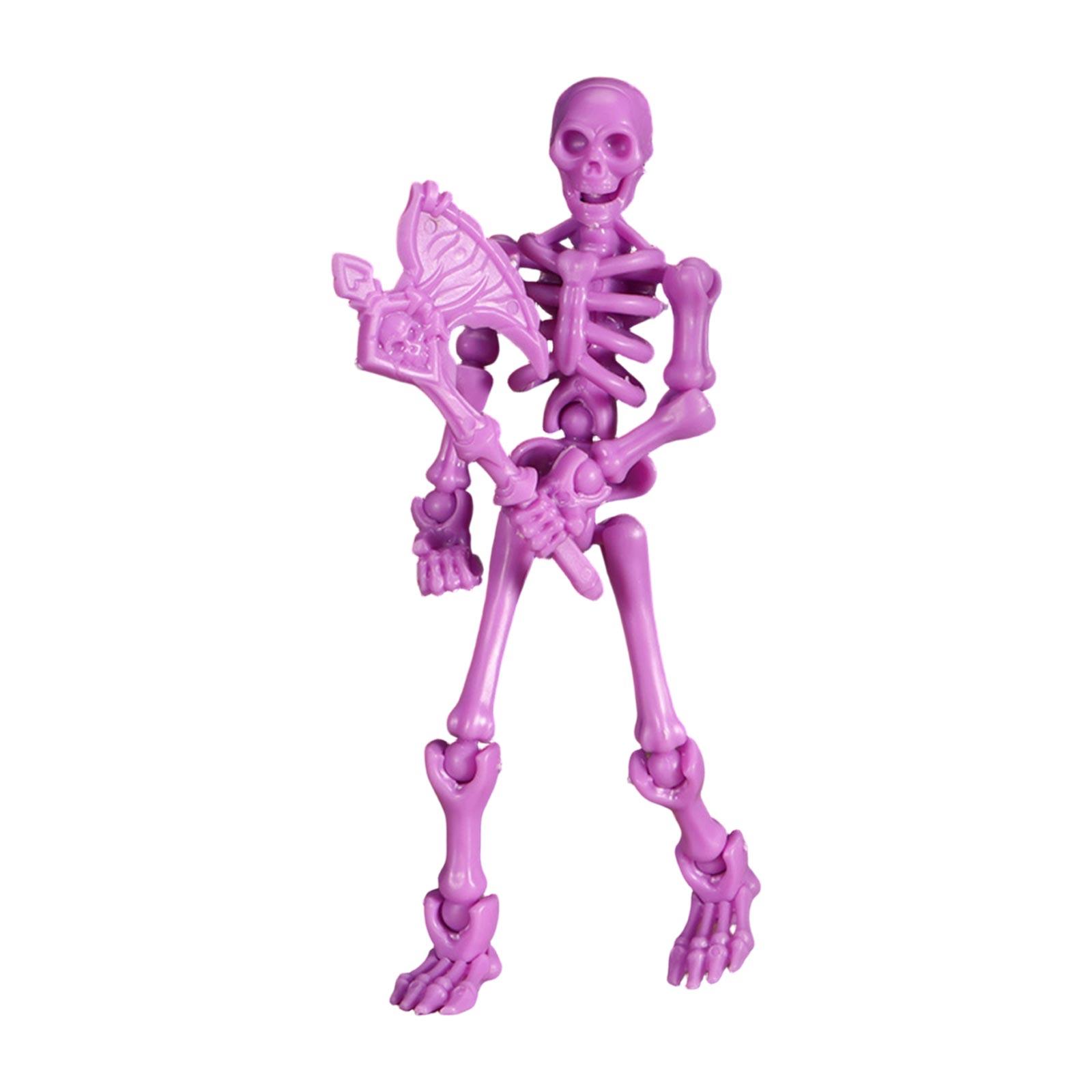 

Skeleton Movable Model, Equipped With A Variety Of Weapons, Figures One Size фиолетовый