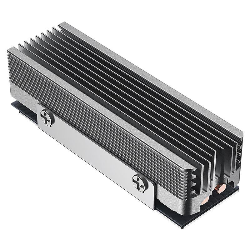 Ssd-V3 2280 M.2 Dual Heat Pipe Solid State Drive Nvme Grille-Type All-Aluminum Vest High-Efficiency Heat Sink Gaming Accessories