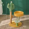 Cactus Cat Tree with Integrated Cat Bed and Scratching Features