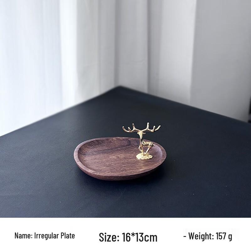 Walnut Wood Multi-tier Serving Platter Small