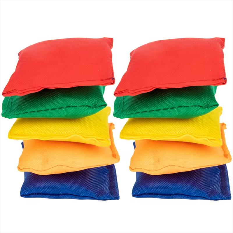 10 Pcs Sand Throw Bean Bag Portable Bags Sandbag Toys Kids Playthings Kids Manual Supple Sandbags Canvas Toss Game Present