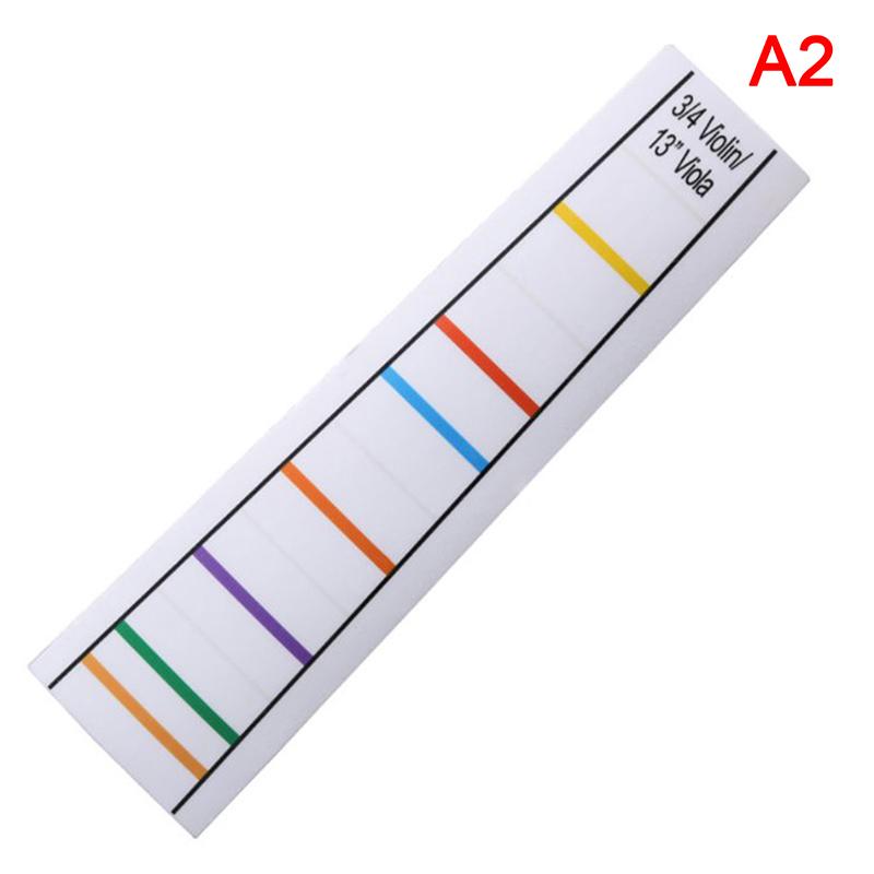 4/4-1/8Fingerboard Sticker Violin Pitch Position No Glue Finger Position Sticker
