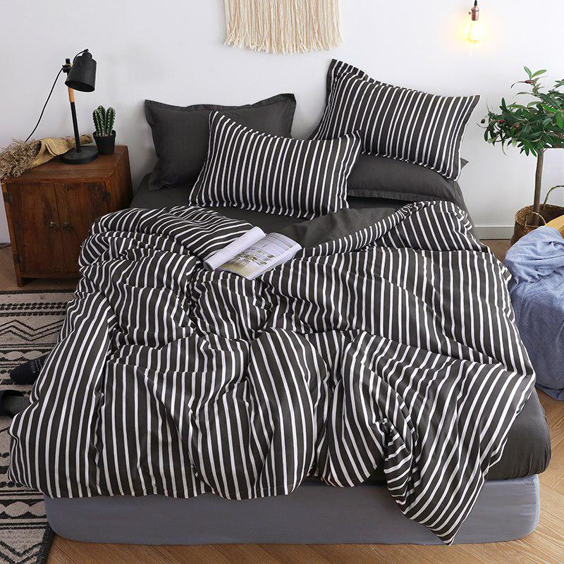 Bedding Set 4pcs Duvet Cover Sets Bed Linen Included Sheet Pillowcase