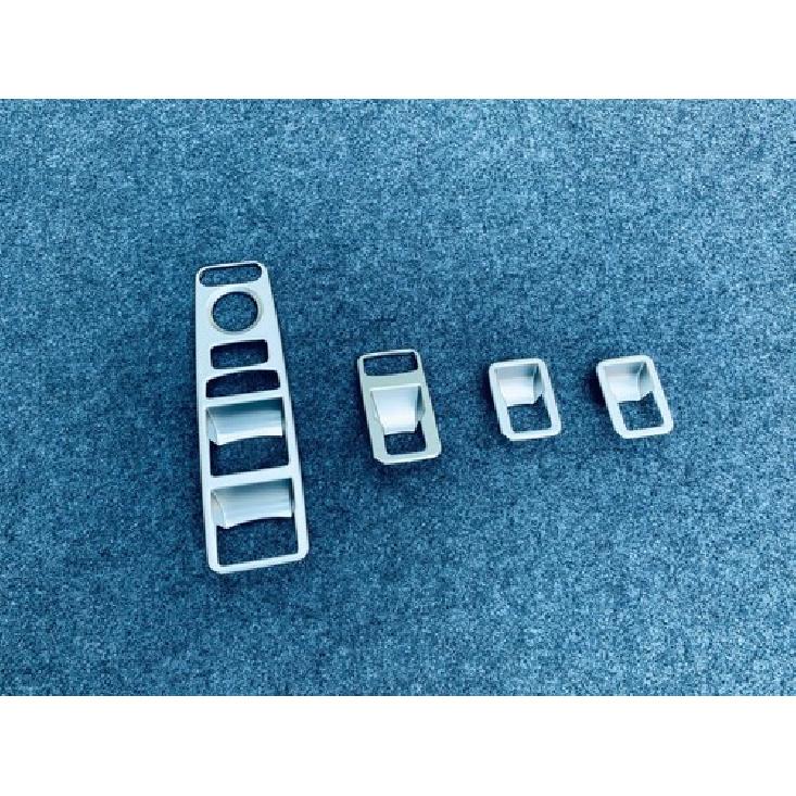 Four Door Switch Plate Frame Cover Trim For - Honda Civic ABS Matte 4pcs