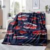 Feuerwehr-Thema Bedruckte Decke - Perfekt für Sofa, Bett, Reisen & Outdoor-Nutzung | Maschinenwaschbar, Gemütlich & Langlebig.