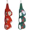 Claus Christmas Home Decor Ornaments Paper Holder Xmas Decor Tissue Bag Storage Bag Hanging Bag
