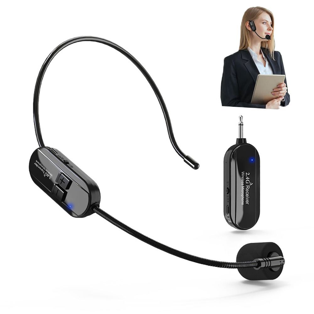 50m Stable Transmission Wireless Lavalier Set Amplifier Voice Speaker  Teacher