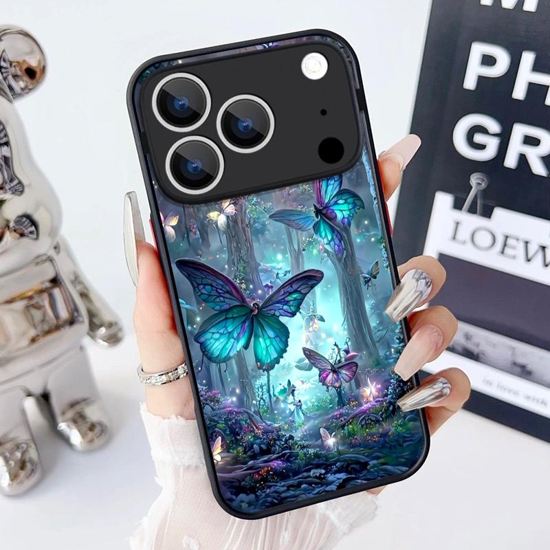 Magnetic For Magsafe Case For iPhone 17 Pro Max Fantasy Butterfly Garden Cover For iPhone 16 Pro Max Funda iPhone 15 14 13 12 11 16E Air