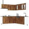 Kitchen Cabinet Set, Lucca, 11-Piece, Smoked Oak