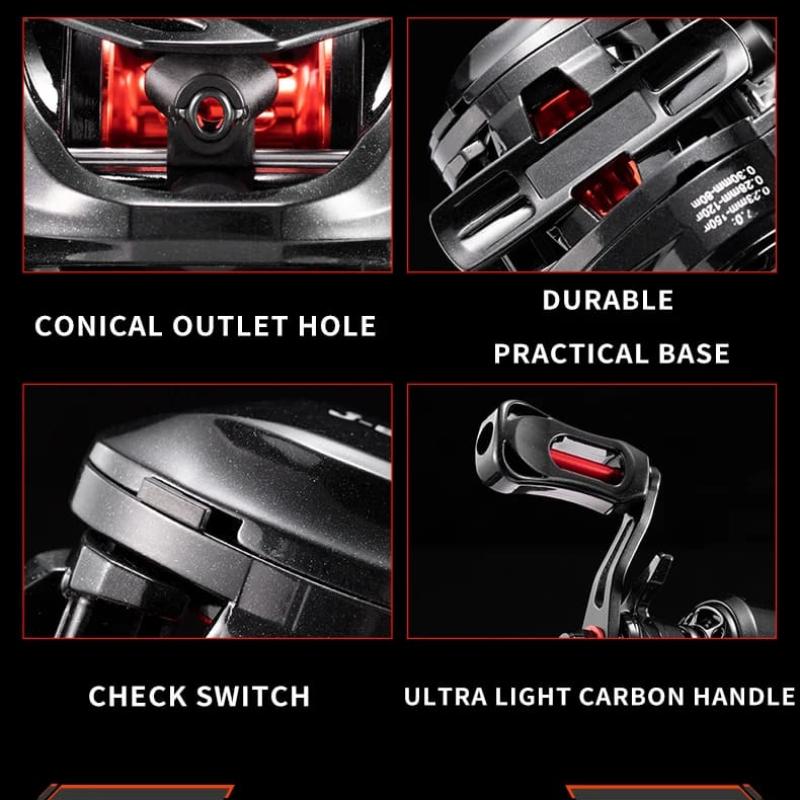 New All Metal Bait Fishing Reel Explosion-proof Line Suitable for Seawater and Freshwater Maximum Resistance 8 Kg Lightweight Surf Fishing Reel