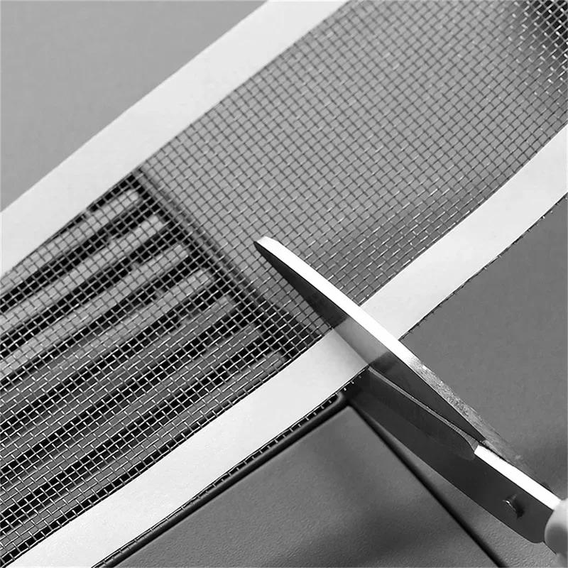 1000cm Cuttable Self - Adhesive Shower Drain Hair Catcher, Disposable Mesh Sink Strainer Filter for Bathroom & Kitchen