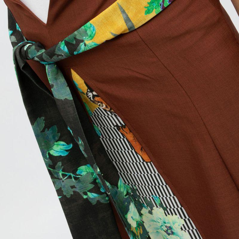 Jupe gab effet portefeuille avec imprimé Femme HOLLY AND JOEY