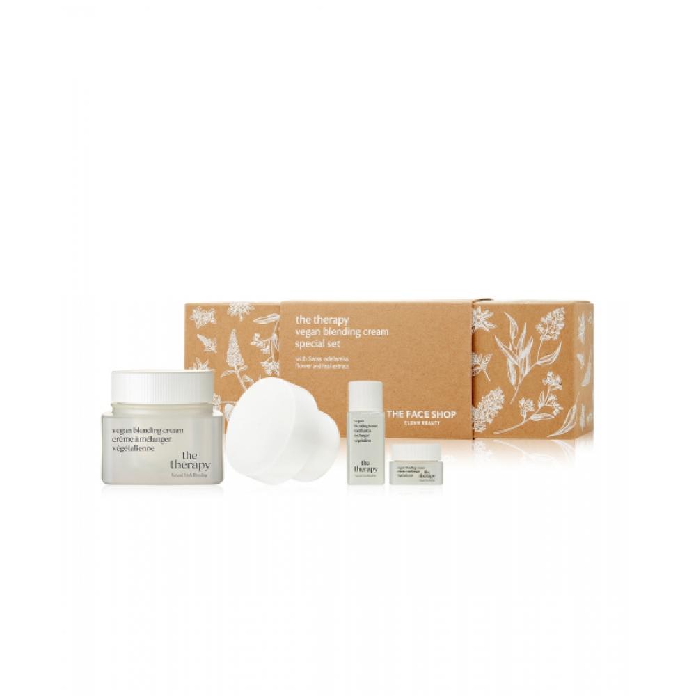 The Face Shop Vegan Blending Cream  Main+refill  60ml FREE