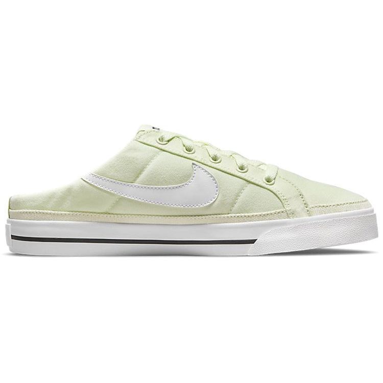Nike Court Legacy Mule Slip-On Casual Non-Slip Shock Absorbing Wear-Resistant Breathable Low-Top Skate Shoes Women Sneaker Light-Green DB3970-301