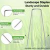 10 Pcs U-shaped Garden Nails Artificial Grass Nails Heavy Fence Pile Nails Fixed Lawn Barrier Ground Nails Gardening Tools