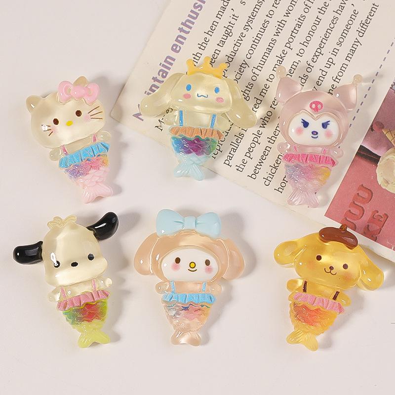 Sanrio Mermaid Resin Accessories DIY Phone Case & Clog Patches