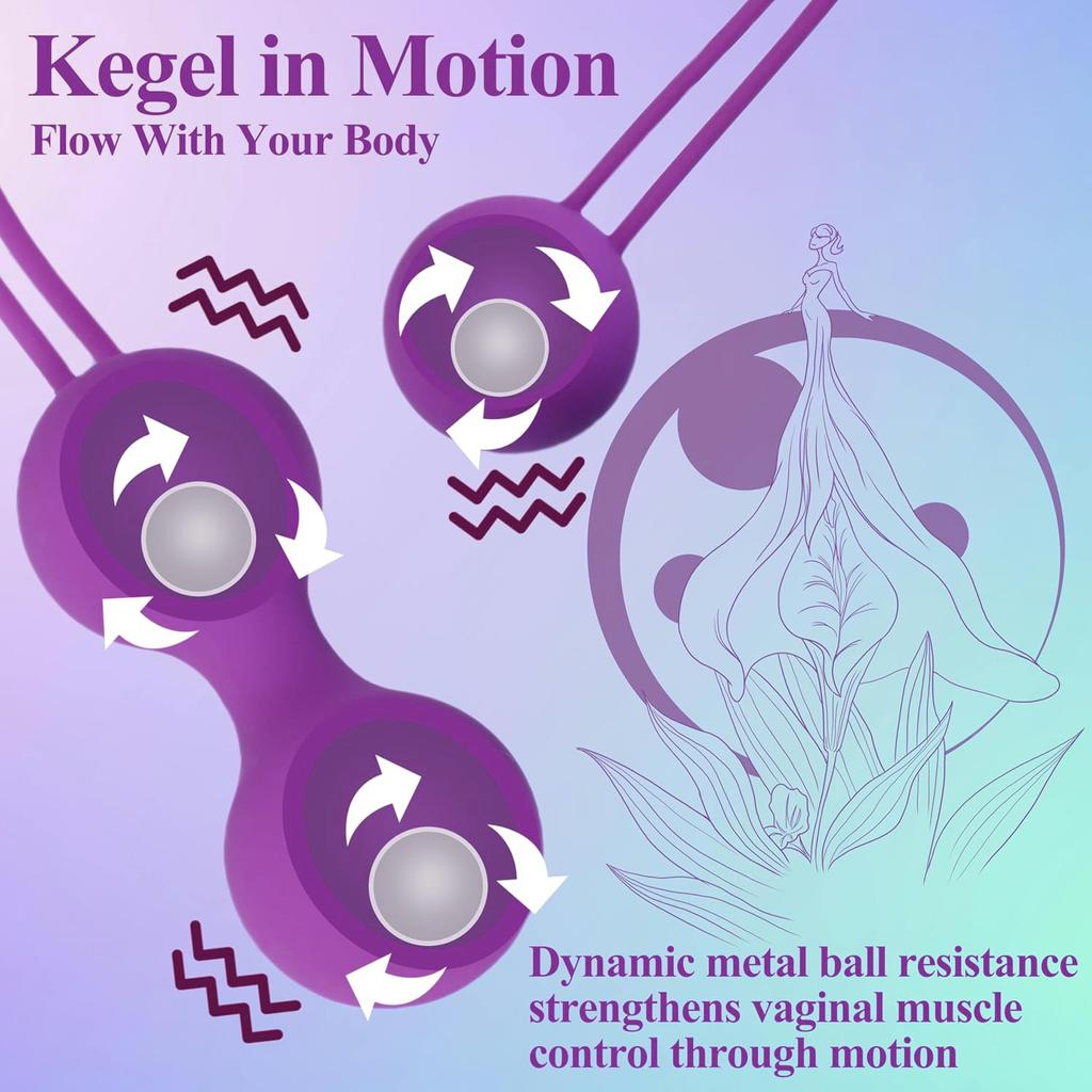 Kegel Balls Sex Toys for Woman Vaginal Tight Exercise Ben Wa Smart Geisha Muscle Tighten Shrink Ball Adult Sex Toys for Women