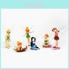 Exquisite Flower Fairy Pixie Fly Wing Family Miniature Dollhouse Garden Decor 6pcs/set Versatile Cake Ornament
