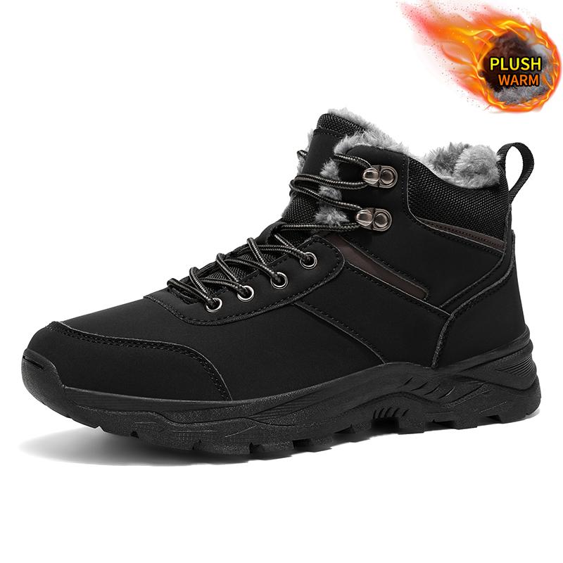 

Men s Winter Snow Boots Warm Plush Casual Hiking Shoes Mountain Boots Keep Warm Casual Men s Footwear 48
