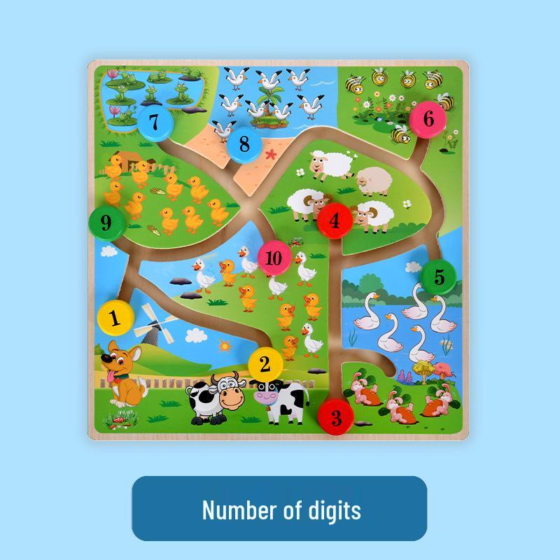 Baby Maze Game: Early Education Puzzle for Fine Motor Skills & Focus