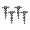 4pcs Zinc Alloy Hinge Antique Hinge Furniture Hardware Accessories