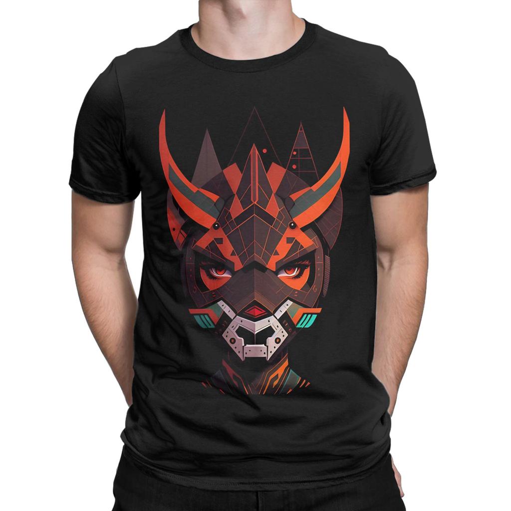 Horizon Zero Dawn Aloy Mask Funny 100 Cotton TShirt Horizon Tees Tops For Unisex