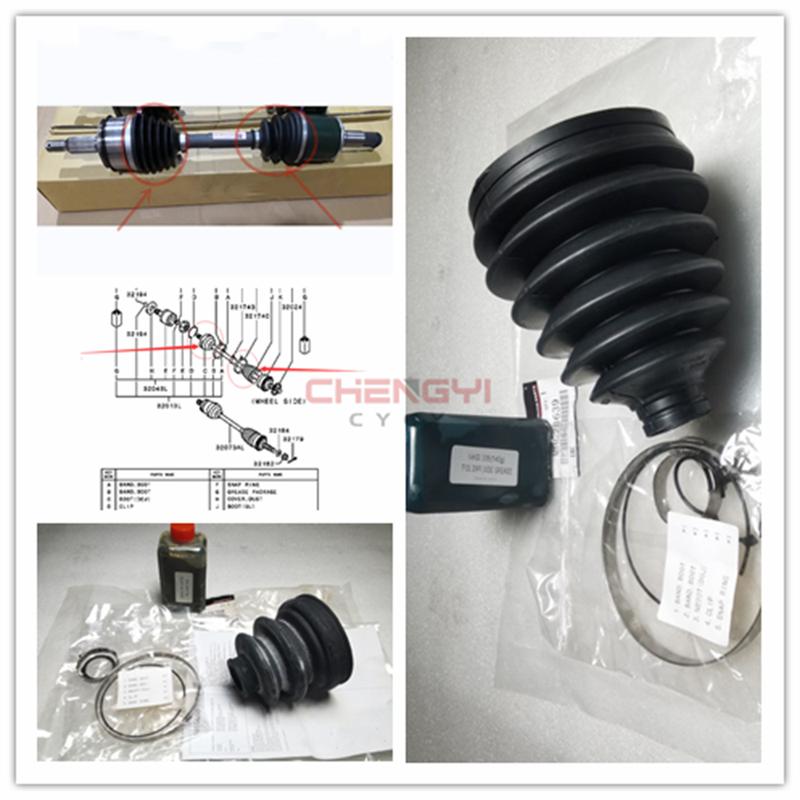 1PCS Repair Kit For Front Axle Shaft Ball Cage Dust Boot For Pajero Montero Sport V31 V33W V43W V63W V73W V78W MR528639 MR528709