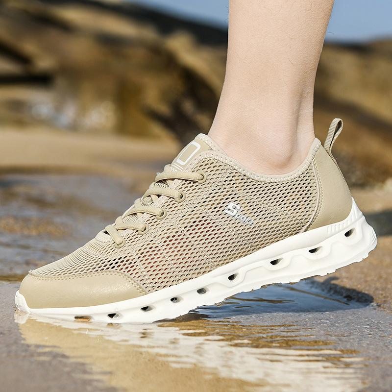 Summer Men's Casual Sports Shoes Outdoor Mesh Breathable Casual Travel Shoes